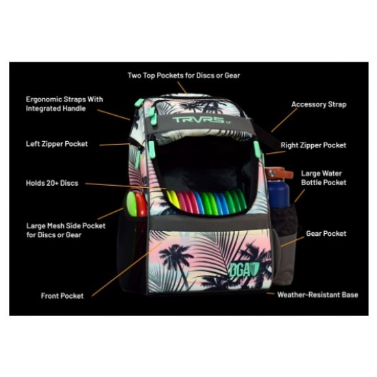 DGA TRVRS LT Disc Golf Backpack DGA TRVRS LT Disc Golf Backpack