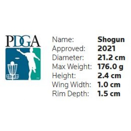 Discmania Shogun - Active Premium Glow