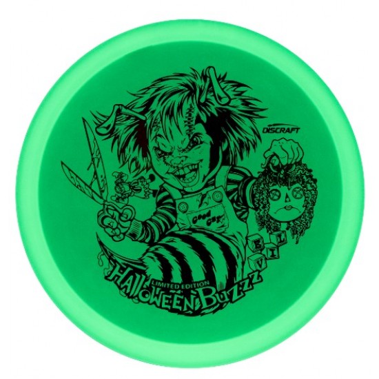 Discraft Buzzz - Z Glo - Limited Edition Halloween 2022 - Killer Doll Discraft Buzzz - Z Glo - Limited Edition Halloween 2022 - Killer Doll