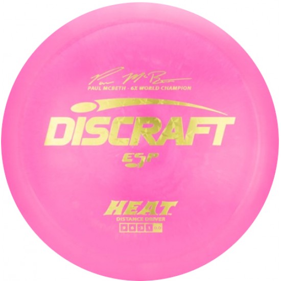 Discraft Heat - ESP - Paul McBeth 6X Signature Discraft Heat - ESP - Paul McBeth 6X Signature