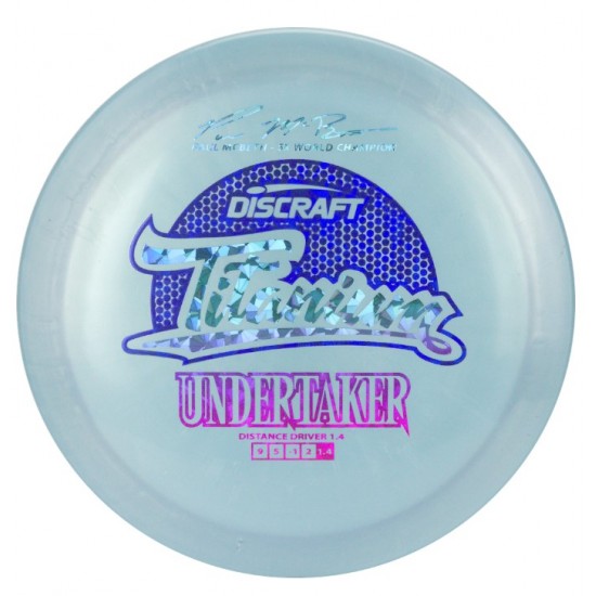 Discraft Undertaker - Titanium - Paul McBeth Signature Series Discraft Undertaker - Titanium - Paul McBeth Signature Series