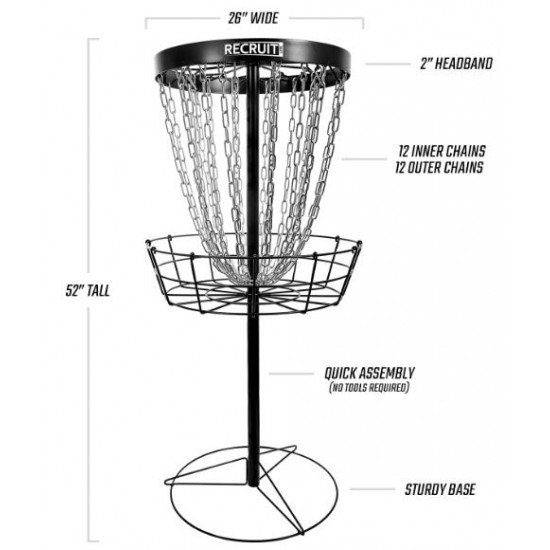 Dynamic Discs Recruit Basket - Lite
