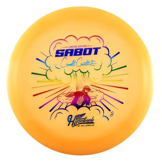 Millennium/Hyzerbomb Sabot - Recon Color Glow Flat Top - Limited Edition - Garrett Gurthie Millennium/Hyzerbomb Sabot - Recon Color Glow Flat Top - Limited Edition - Garrett Gurthie