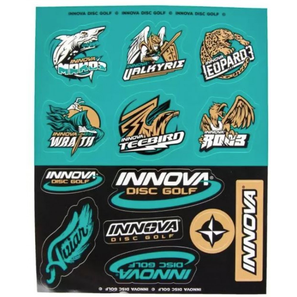 Icon Sticker Sheet, Innova Disc Golf Accessories | Discs Unlimited