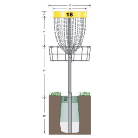 Innova DISCatcher Pro 28 Model - Permanent or Portable 