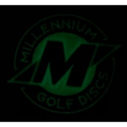 Millennium Velcro Patch - Glow in the Dark  Millennium Velcro Patch - Glow in the Dark