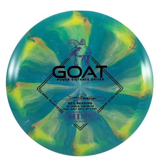 Mint Goat - Apex Swirl Limited Edition Des Reading 3X FPO Word Champion Mint Goat - Apex Swirl Limited Edition Des Reading 3X FPO Word Champion